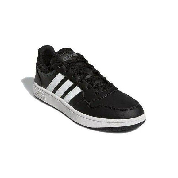 Adidas Hoops 3.0 Low Core Black/White/Grey Men's size 12 New Without Box - Picture 1 of 5